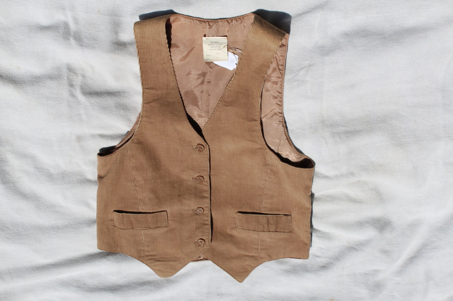 1970s Cord Vest