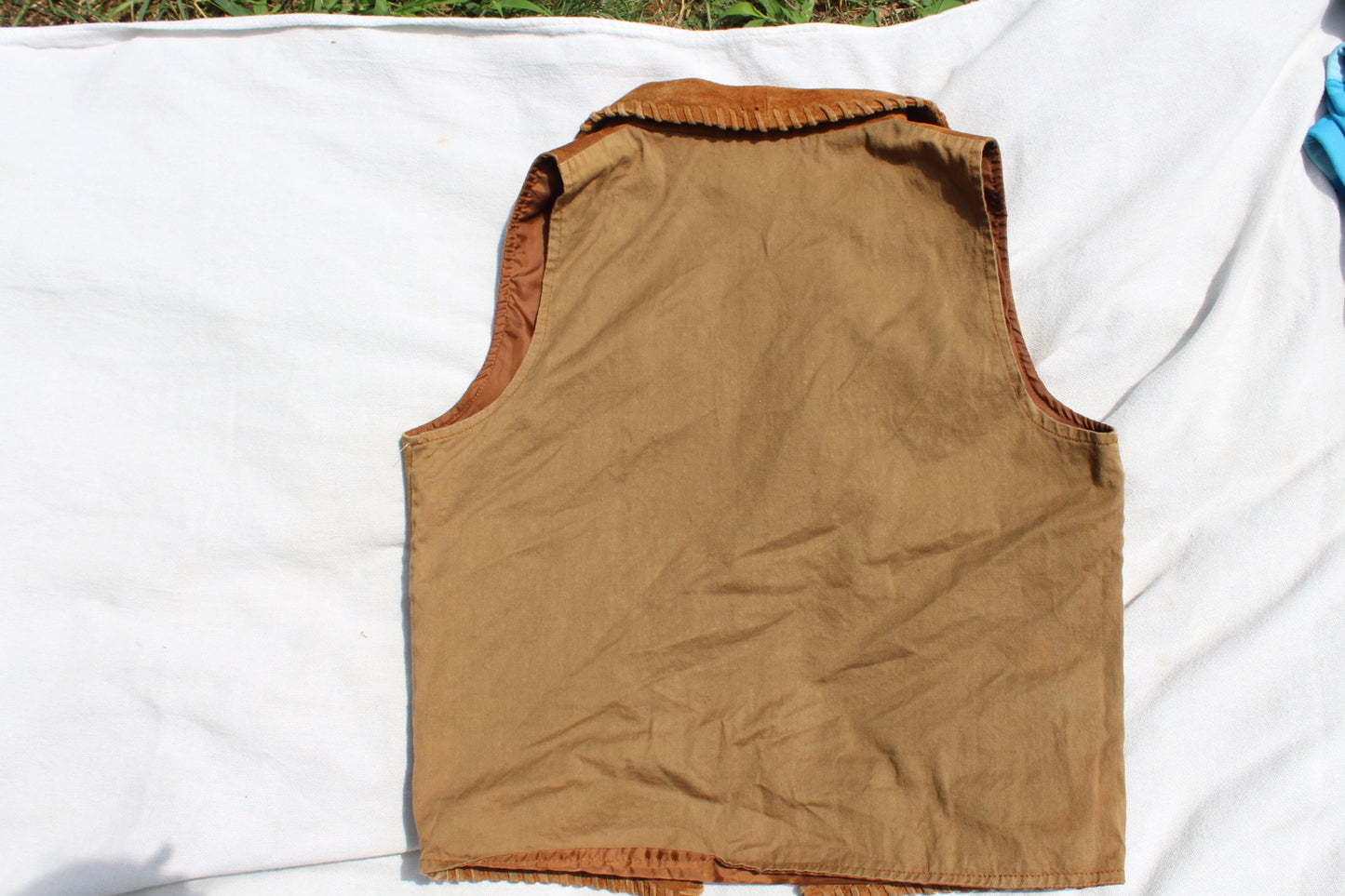 Genuine Leather Western Vest