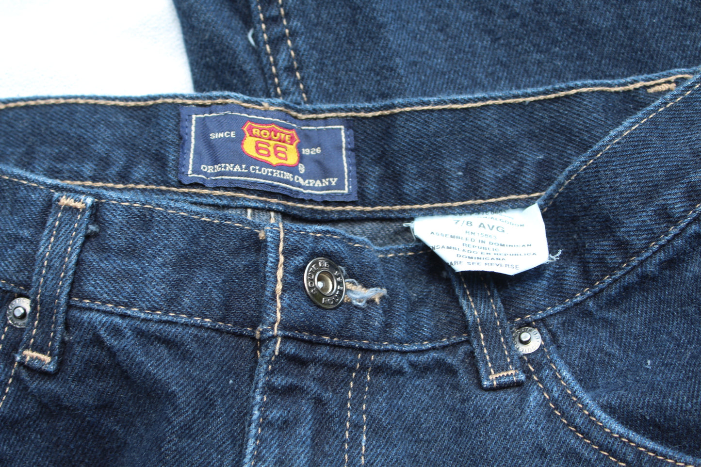 90s Route 66 Denim Baggy Jeans