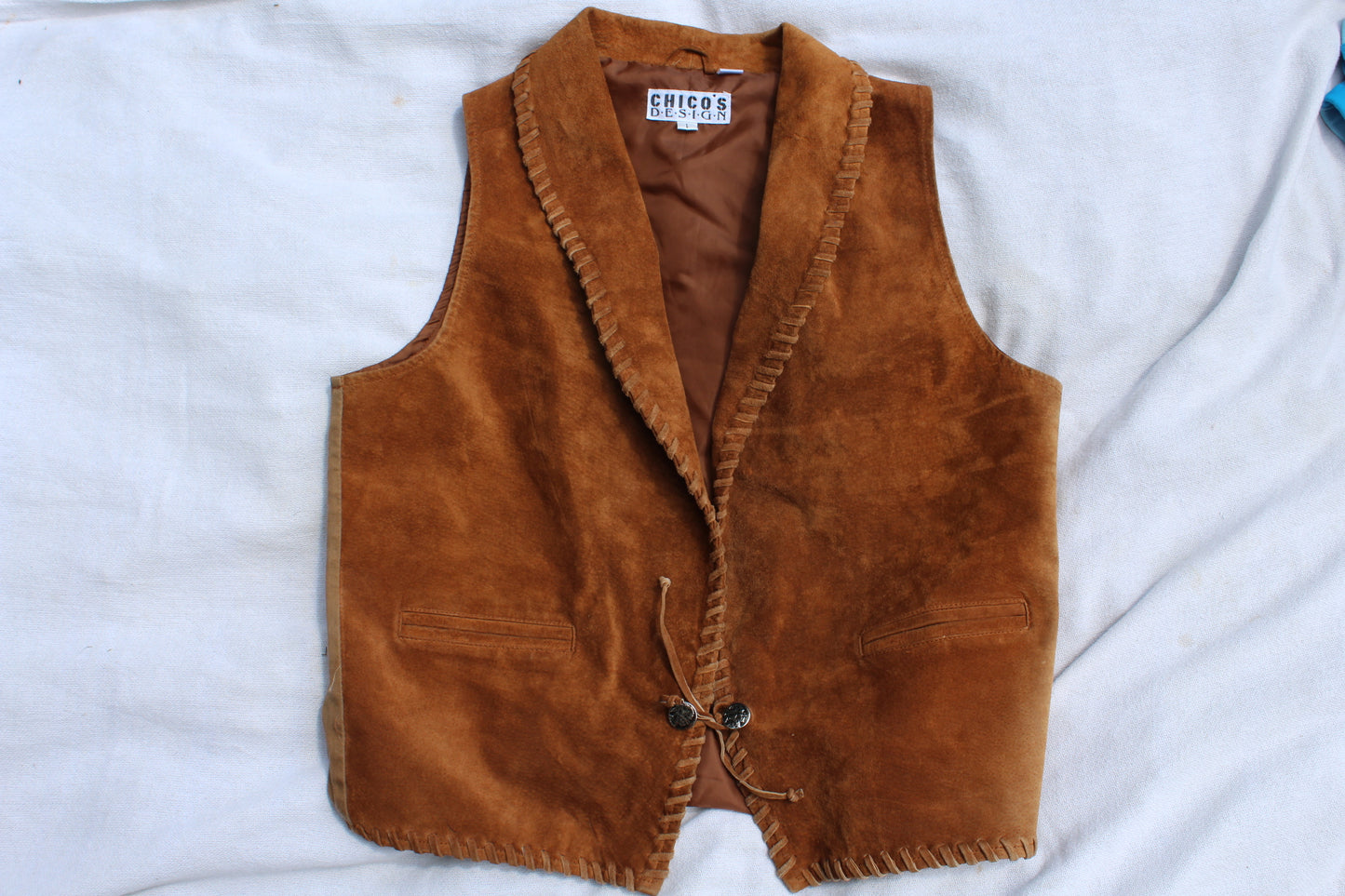 Genuine Leather Western Vest